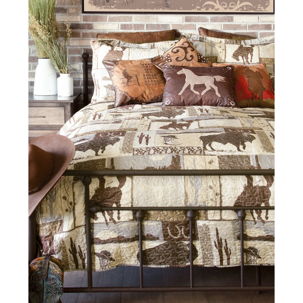 Wrangler Vintage Cowboy Quilt Set