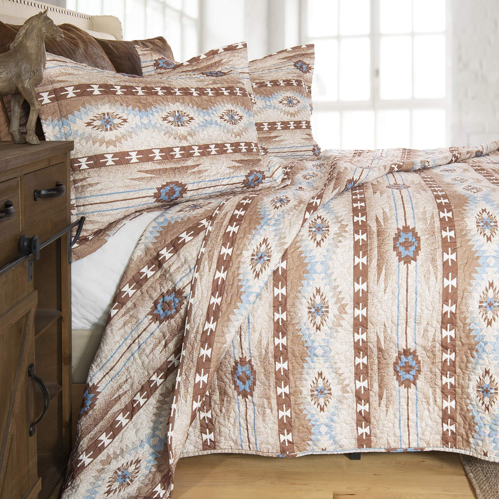 Wrangler Desert Dusk Southwestern Quilt Set