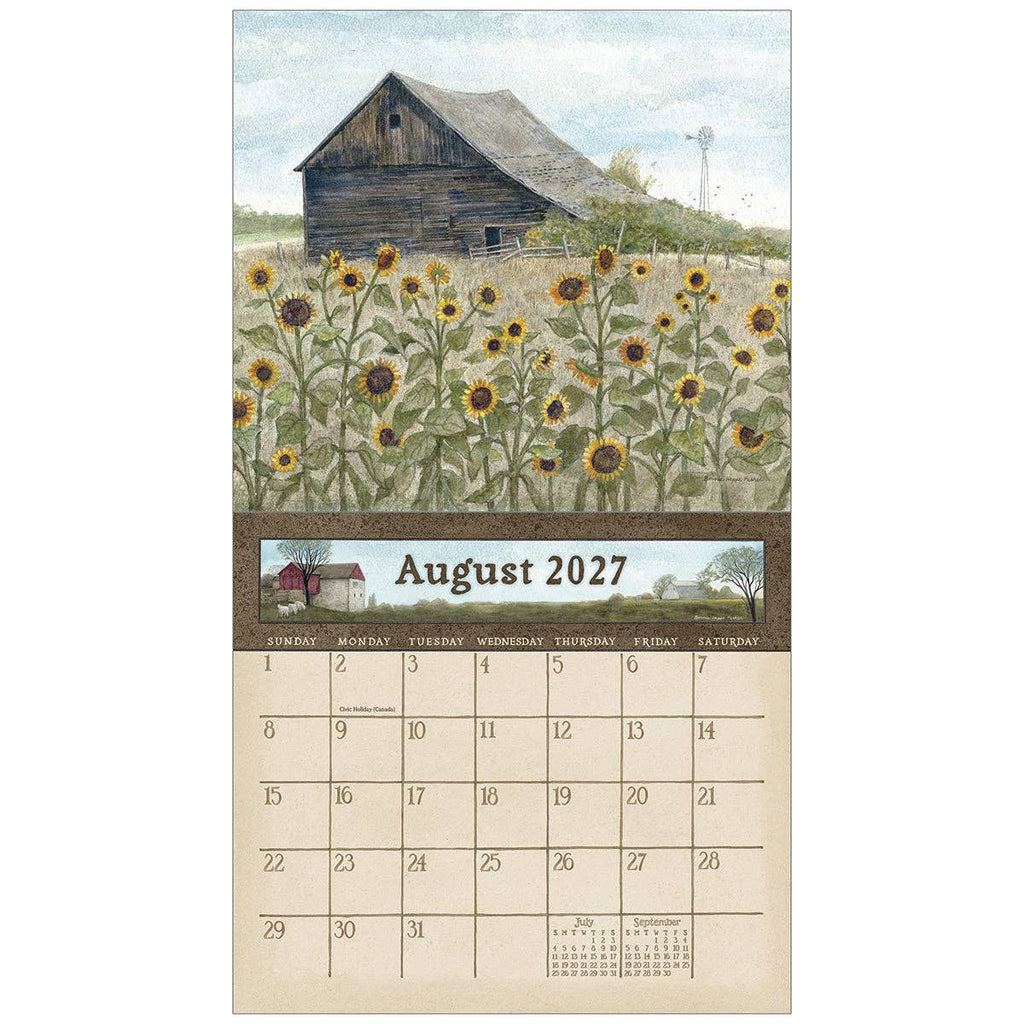 Country Path 2027 Wall Calendar