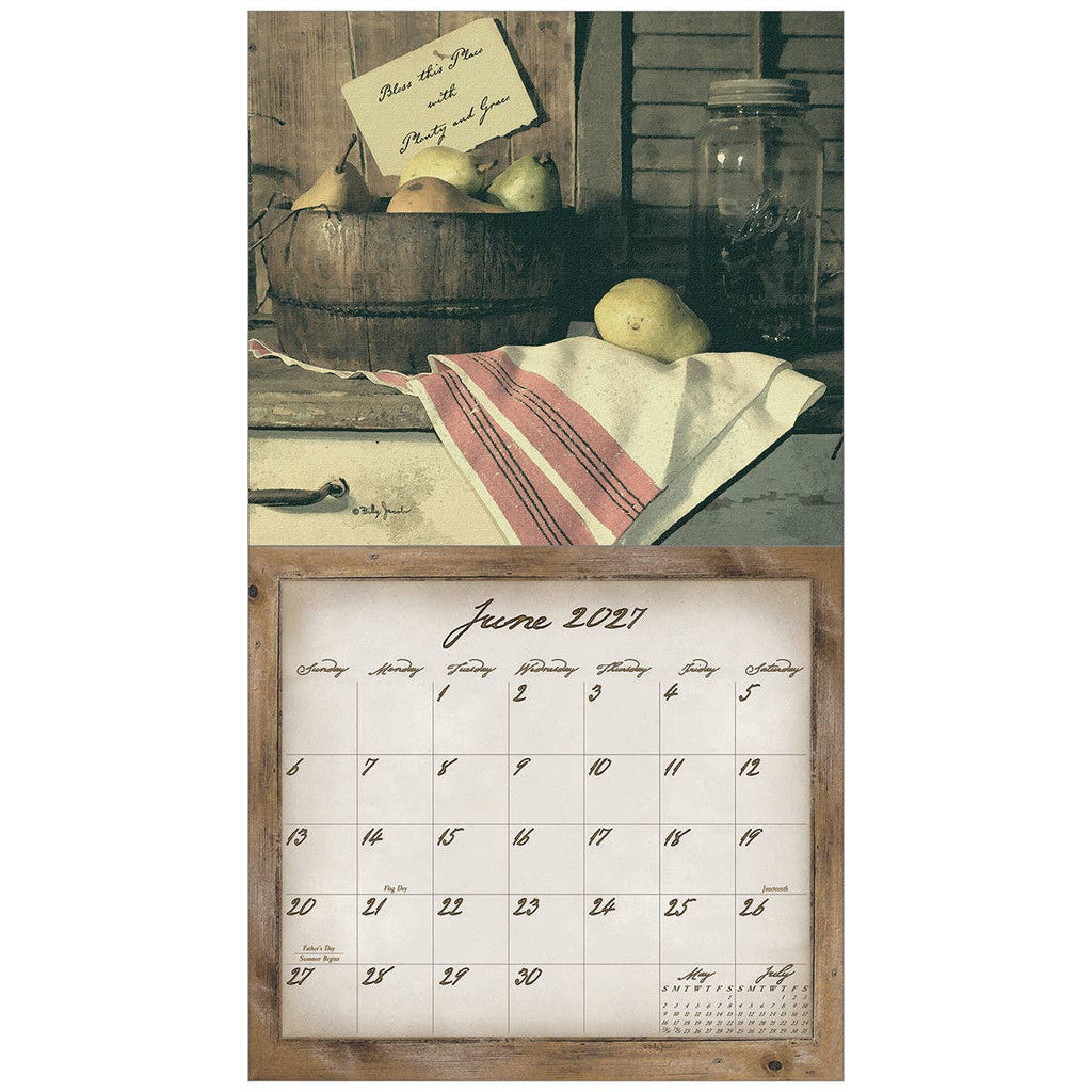 Simple Treasures 2027 Wall Calendar by Billy Jacobs