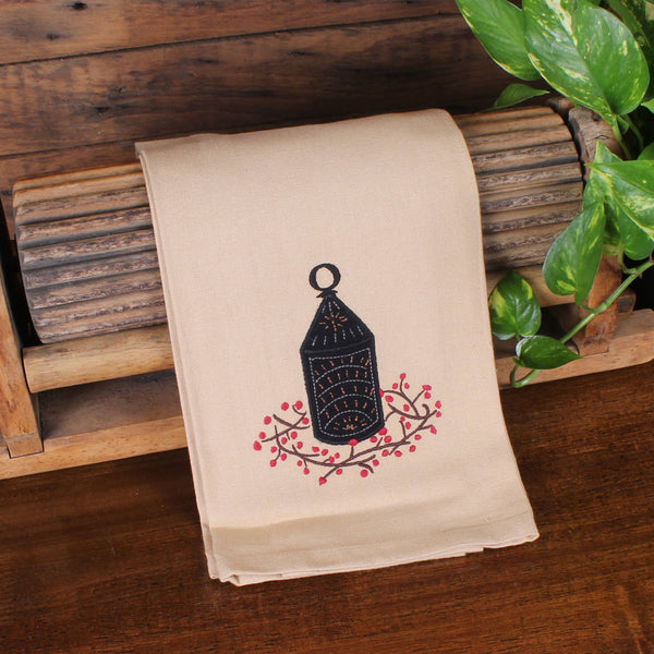 Punched Lantern Towel