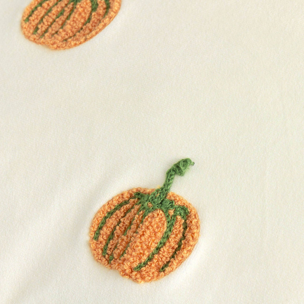 Velvet Tufted Pumpkins Cushion