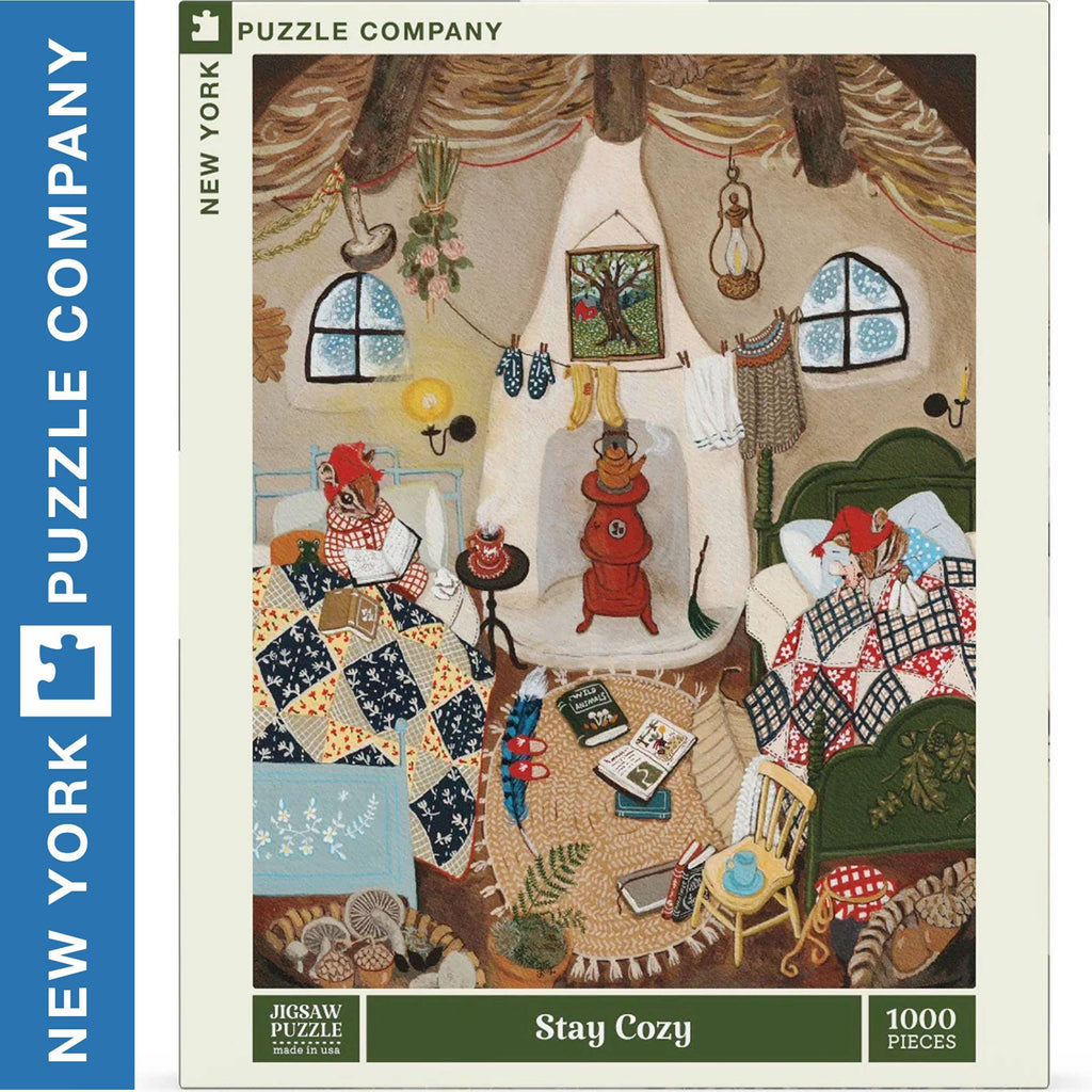 Stay Cozy 1000 Piece Jigsaw Puzzle by Loré Pemberton