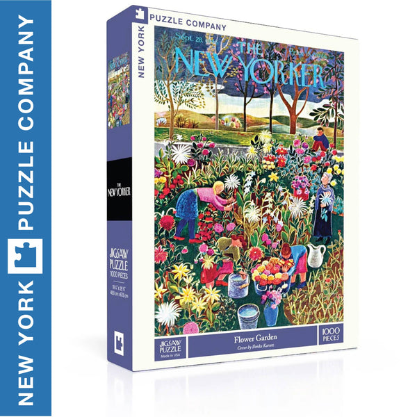 The New Yorker Flower Garden 1000 Piece Puzzle