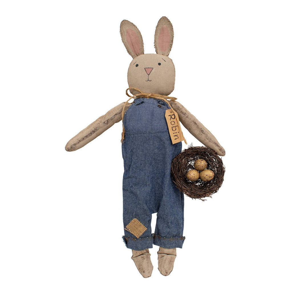 Robin Bunny Doll with Birdnest