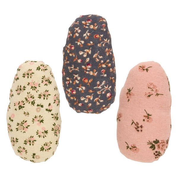 Set of 3 Vintage Style Floral Easter Eggs