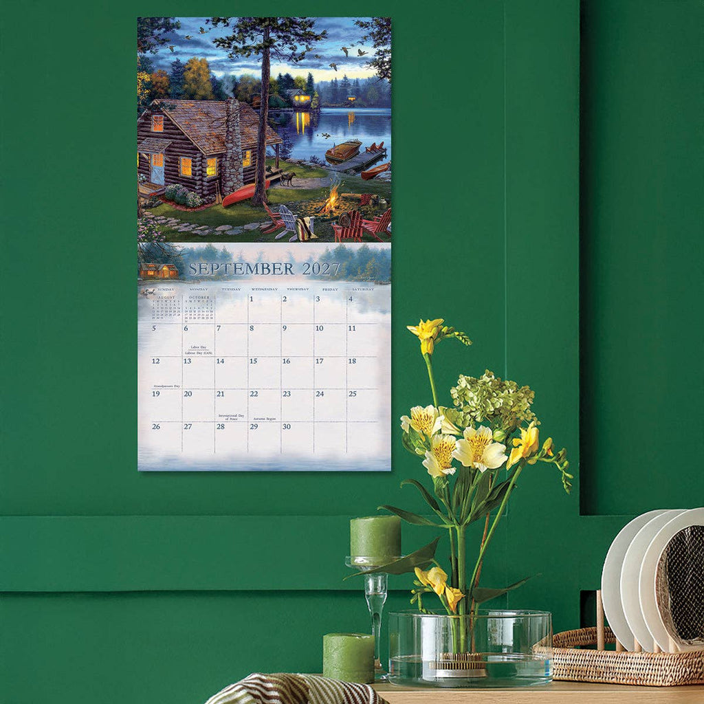 Cabin View 2027 Wall Calendar
