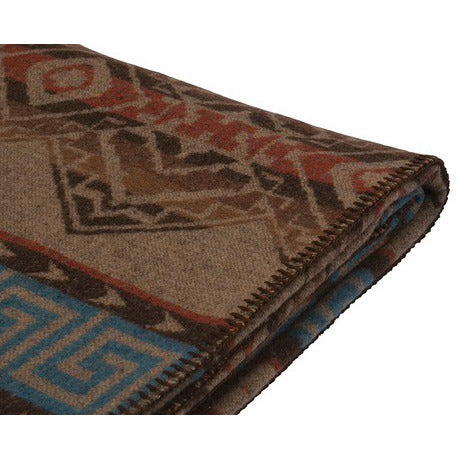 Bison Ridge II Soft Wool Blend Throw
