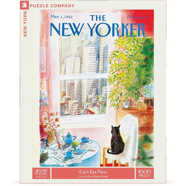 The New Yorker Cat's Eye View 1000 Piece Puzzle