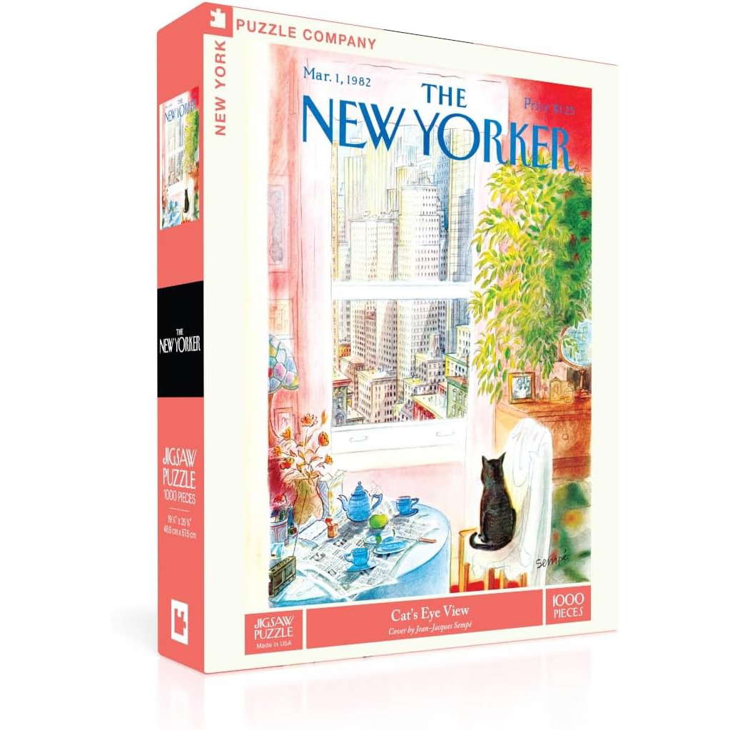 The New Yorker Cat's Eye View 1000 Piece Puzzle