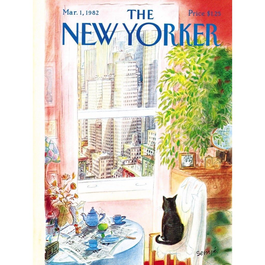 The New Yorker Cat's Eye View 1000 Piece Puzzle