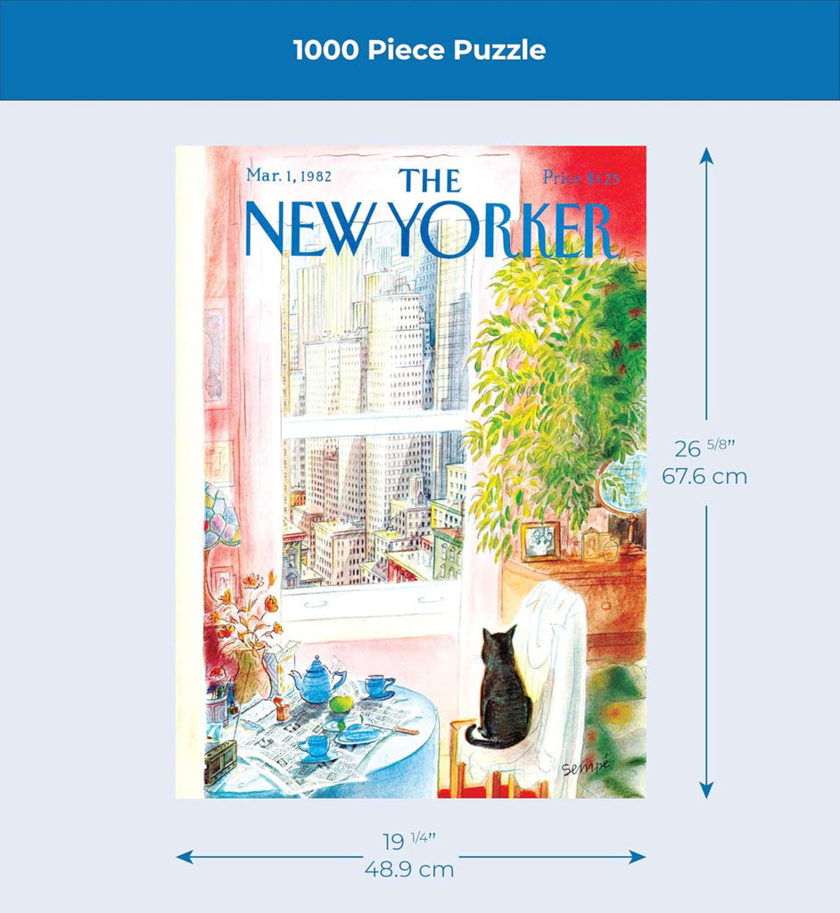 The New Yorker Cat's Eye View 1000 Piece Puzzle
