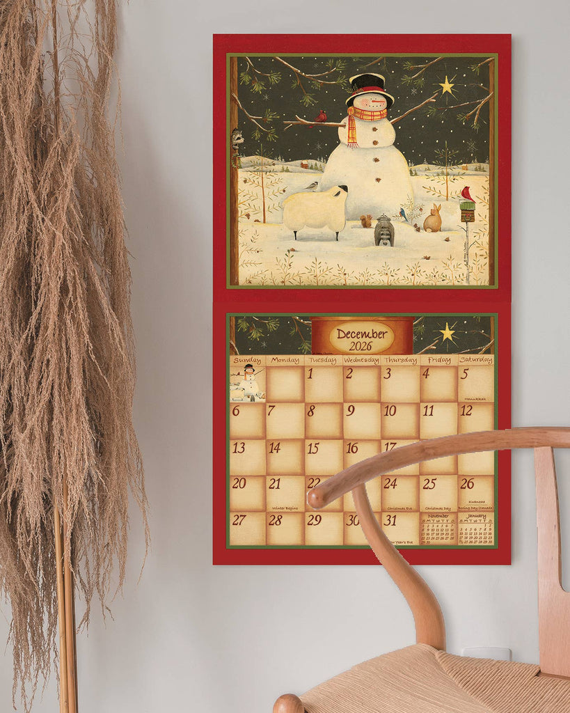 Simply Shaker 2026 Wall Calendar