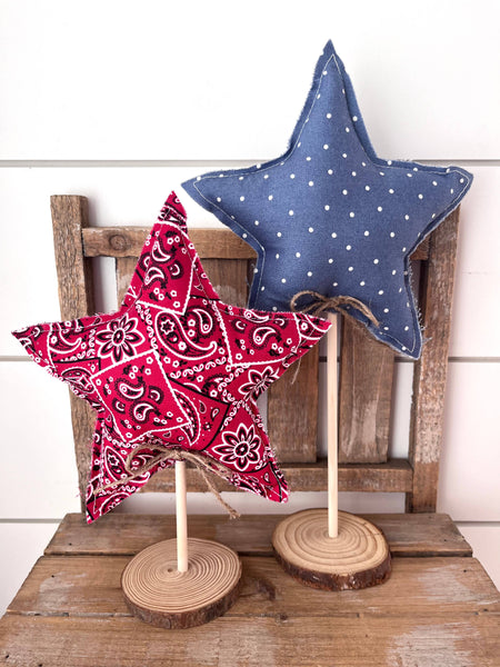 Rustic Americana Bandana Star Set
