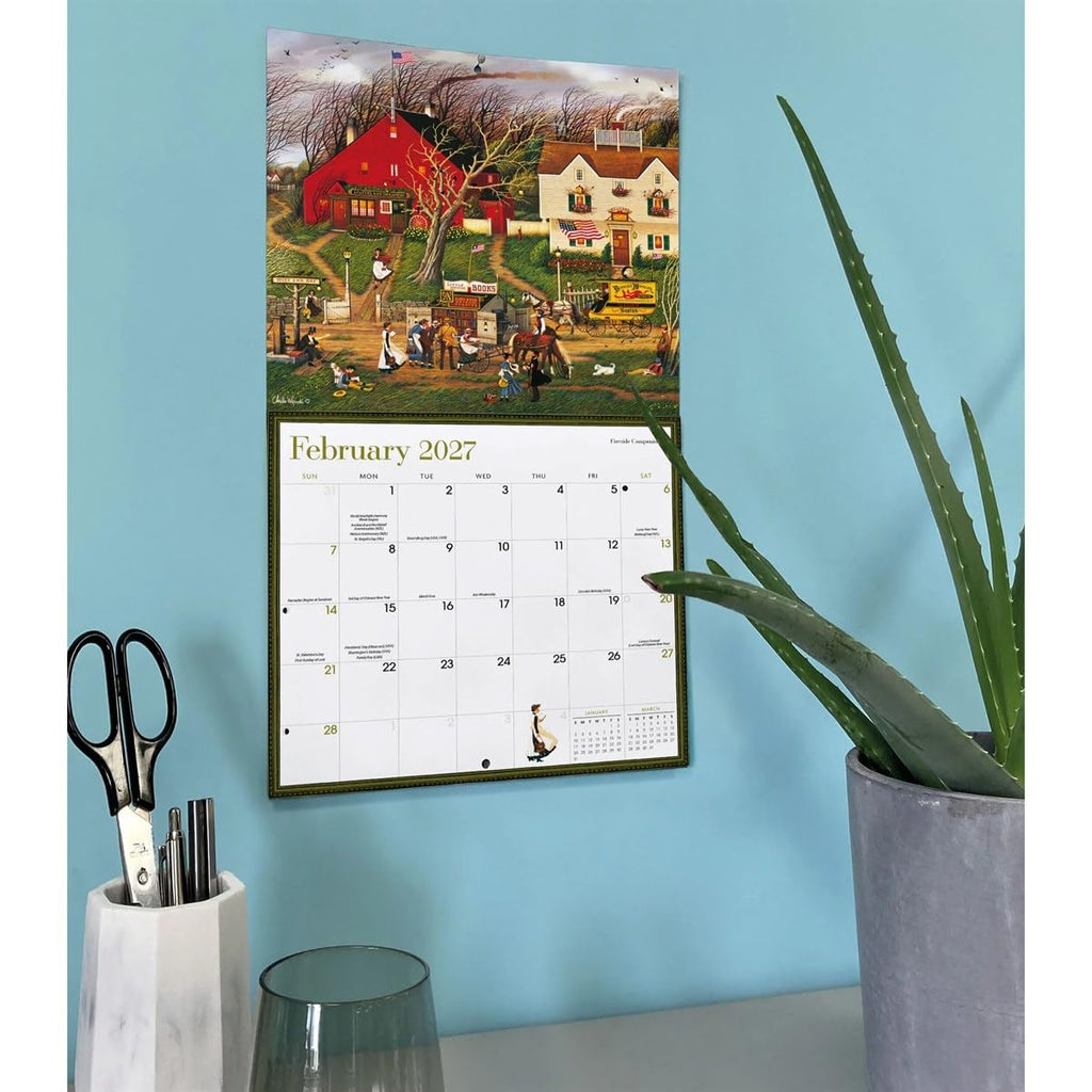 Charles Wysocki 2027 Deluxe Wall Calendar