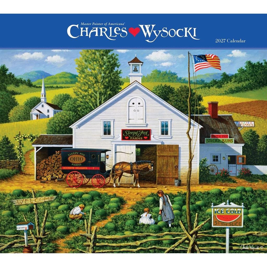 Charles Wysocki 2027 Deluxe Wall Calendar