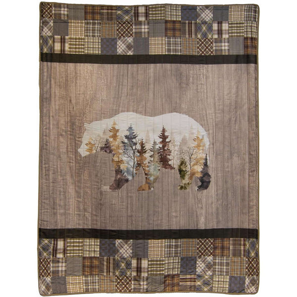 Chimera Bear Throw Quilt