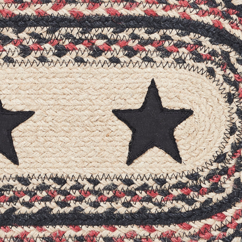 Colonial Star Jute Table Runner - Olde Glory