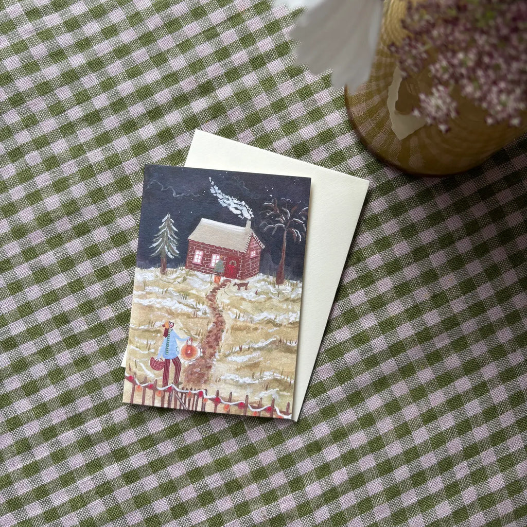 Cosy Cottage Mini Christmas Card
