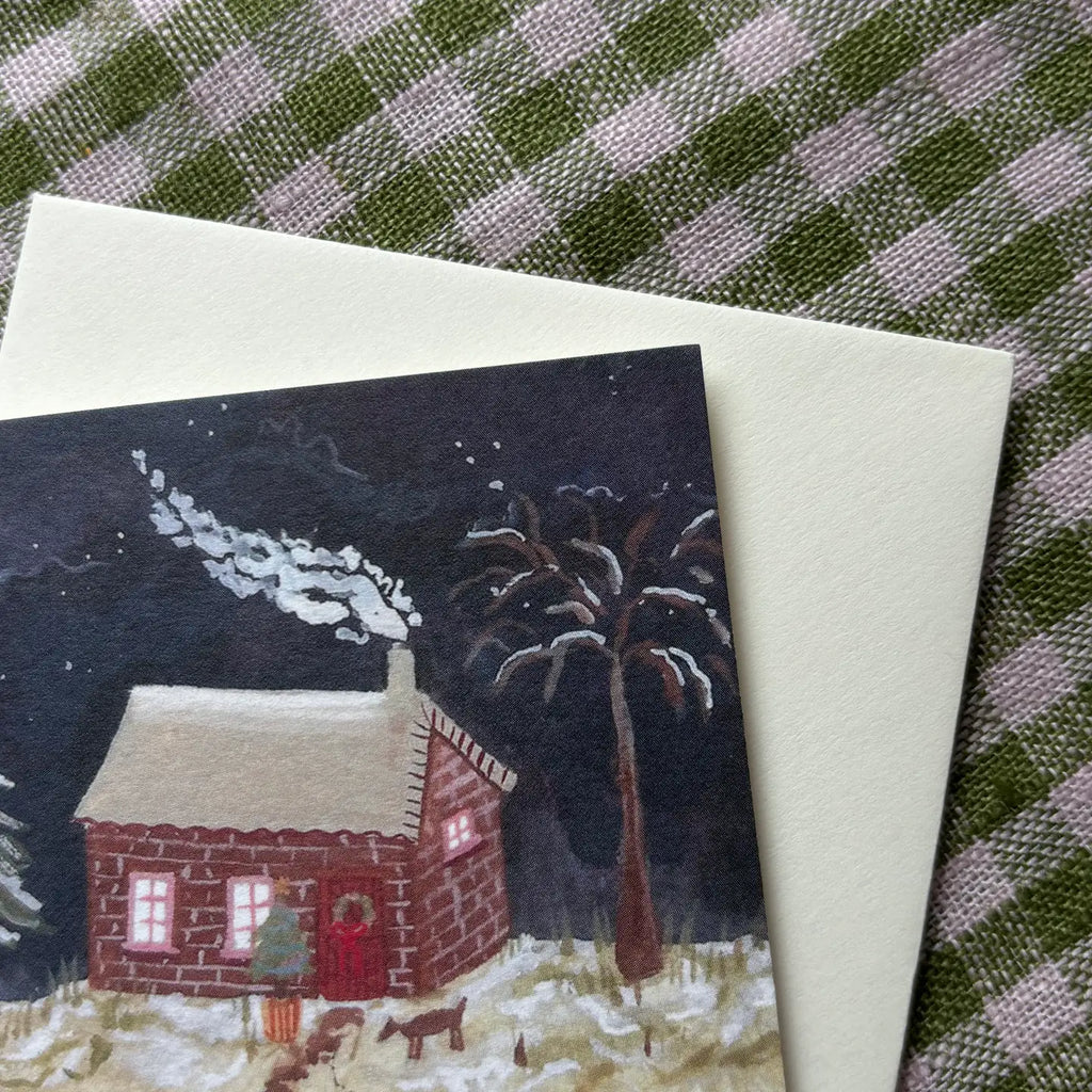 Cosy Cottage Mini Christmas Card