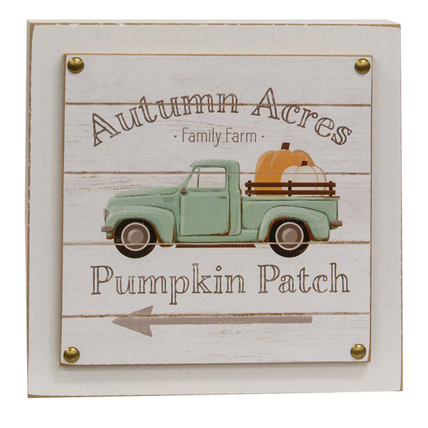 Autumn Acres Pumpkin Patch Box Sign