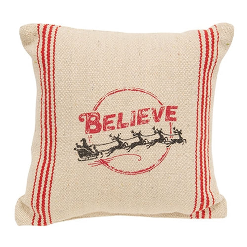 Believe Striped Cushion