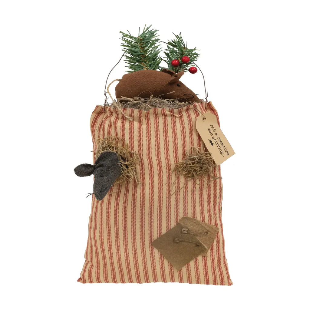 Not a Creature was Stirring Mouse Goodie Bag Decoration