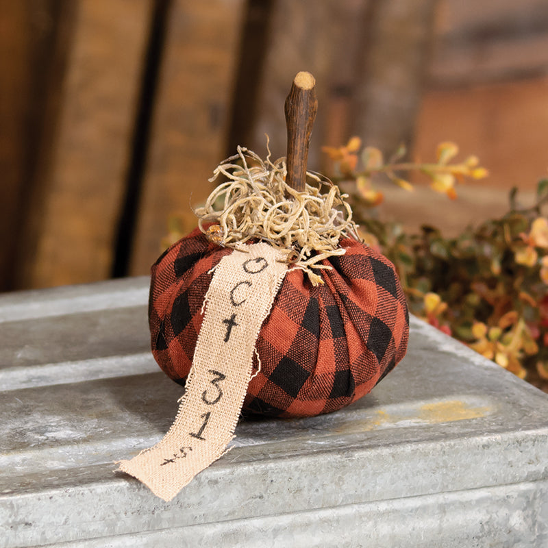 Oct 31st Stuffed Little Pumpkin