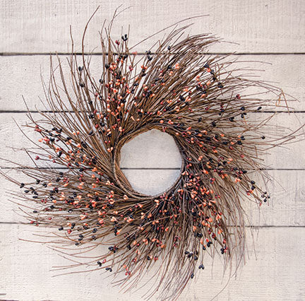 Primitive Mix Pip Berry & Twig Wreath
