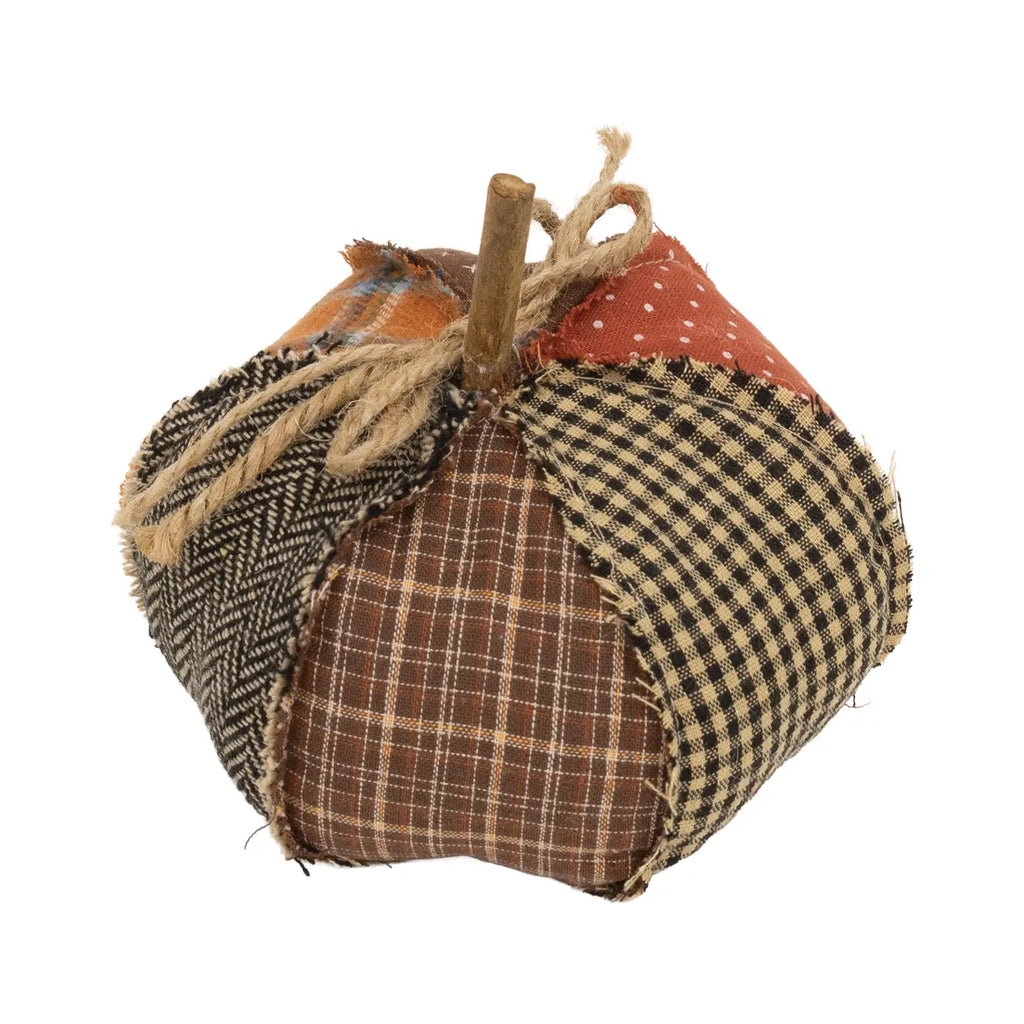 Stuffed Patchwork Pumpkin