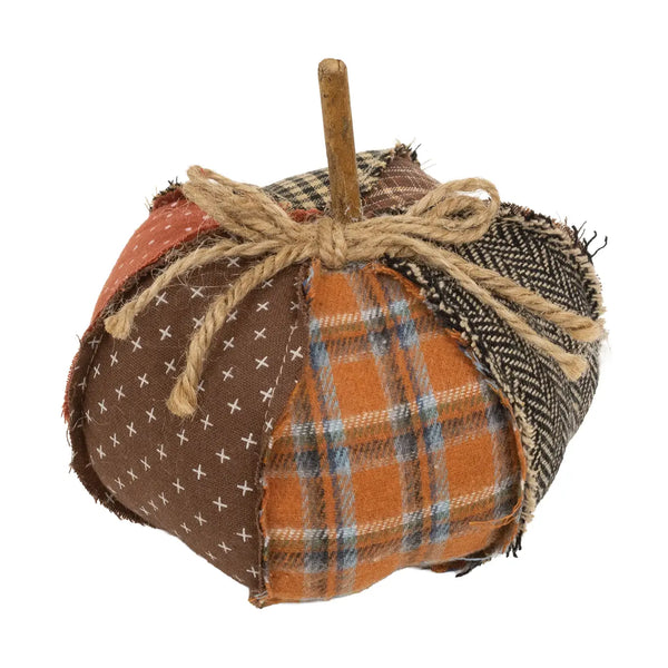 Stuffed Patchwork Pumpkin