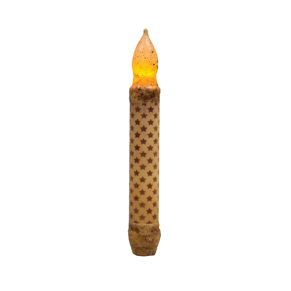 Red Stars Timer Candle