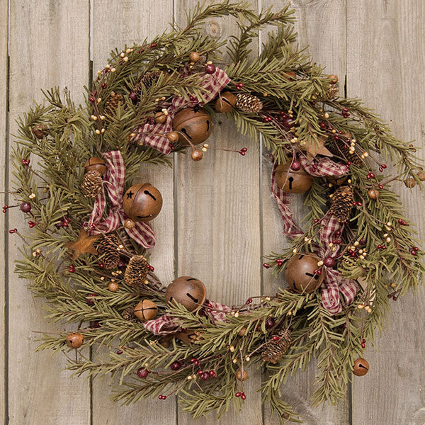 Rustic Holiday Pine Wreath