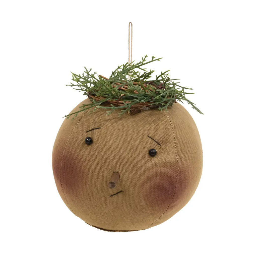 Primitive Snowgirl Head Hanger