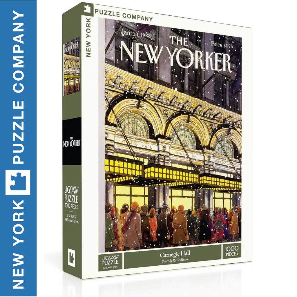 The New Yorker Carnegie Hall 1000 Piece Jigsaw Puzzle