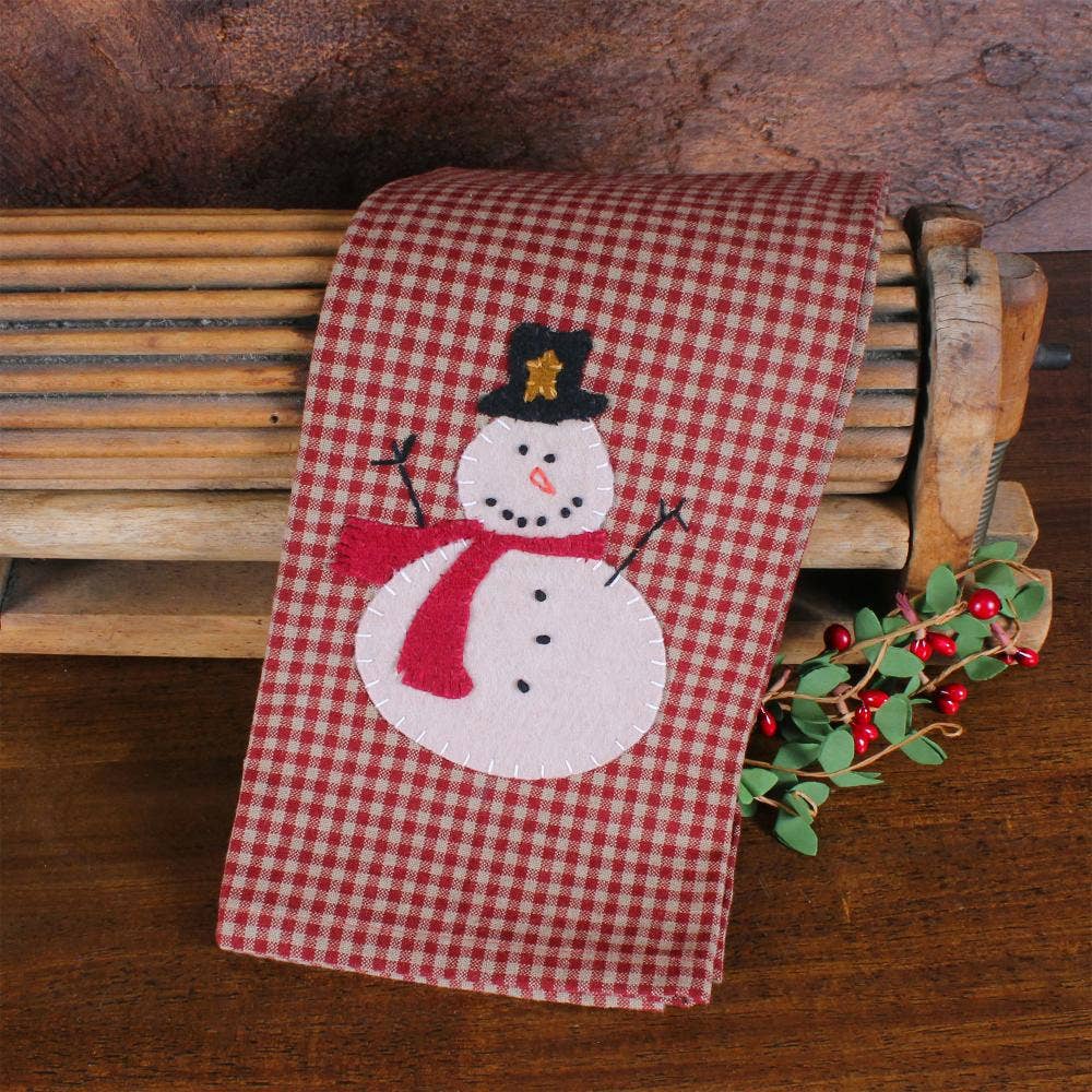 Snowberry Homespun Check Towel
