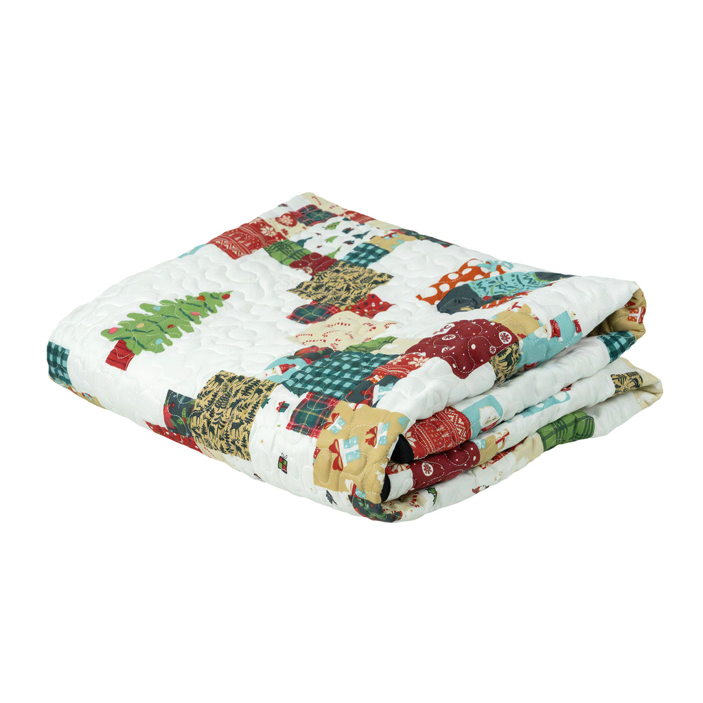 Holiday Love Lightweight Throw Quilt