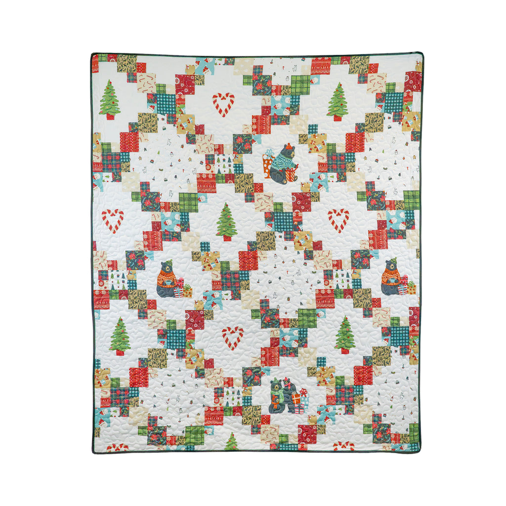 Holiday Love Lightweight Throw Quilt