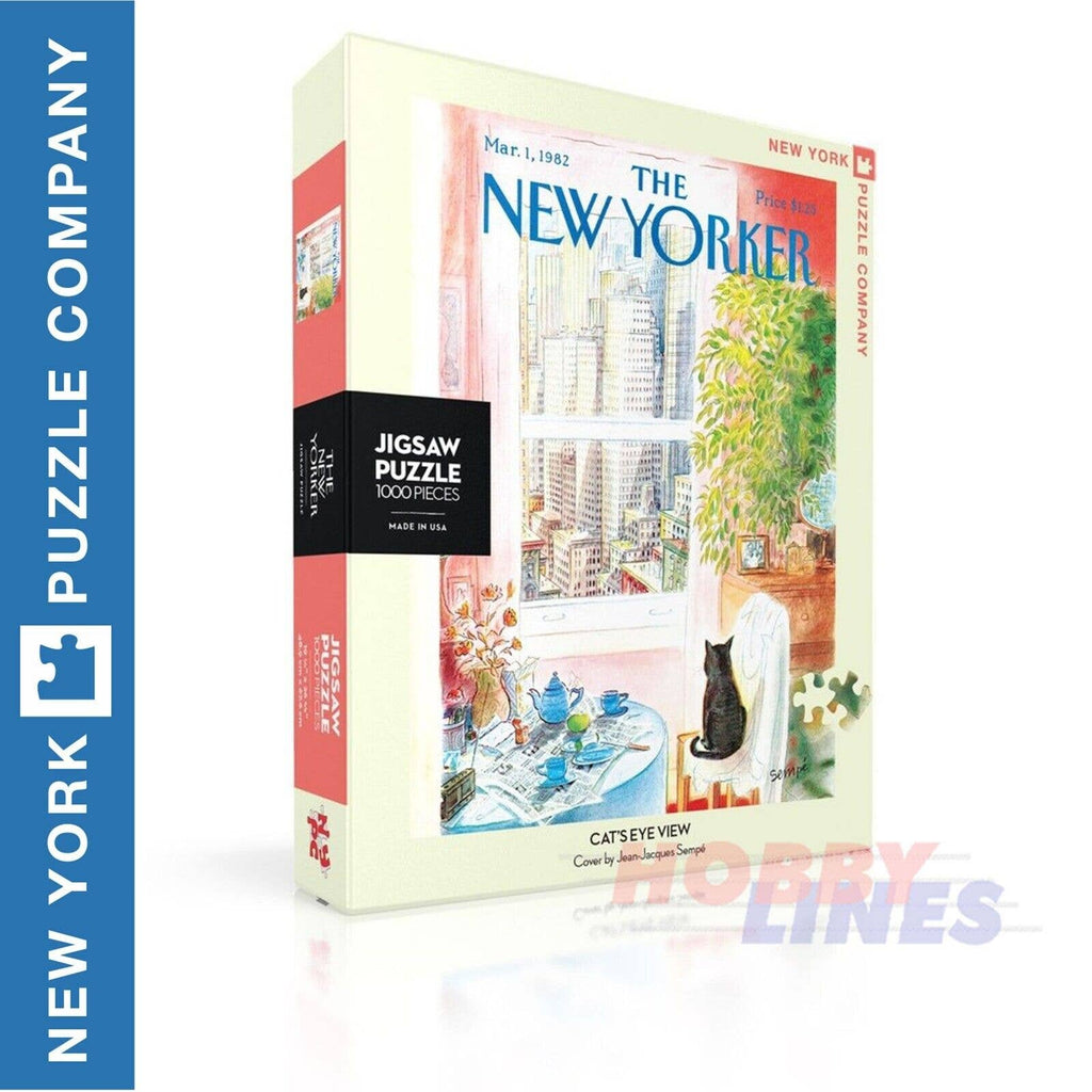 The New Yorker Cat's Eye View 1000 Piece Puzzle