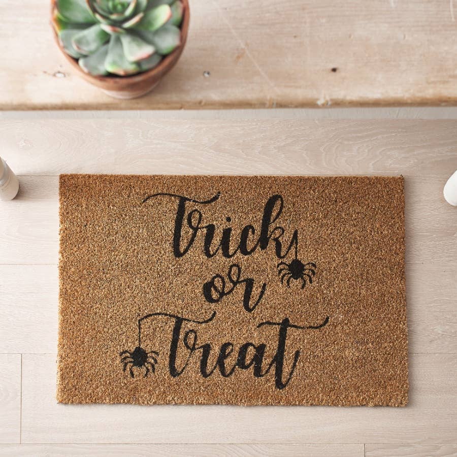 Trick or Teat Coir Doormat