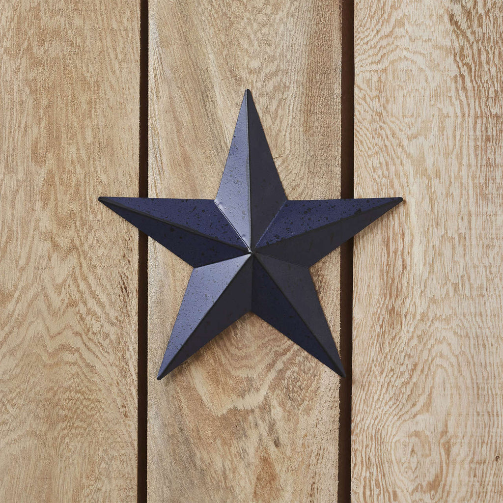 Faceted Navy 8" Barn Star - Olde Glory