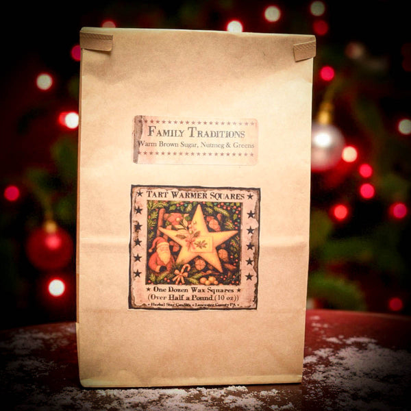 Family Christmas Traditions Bag of 12 Soy Blend Wax Melts