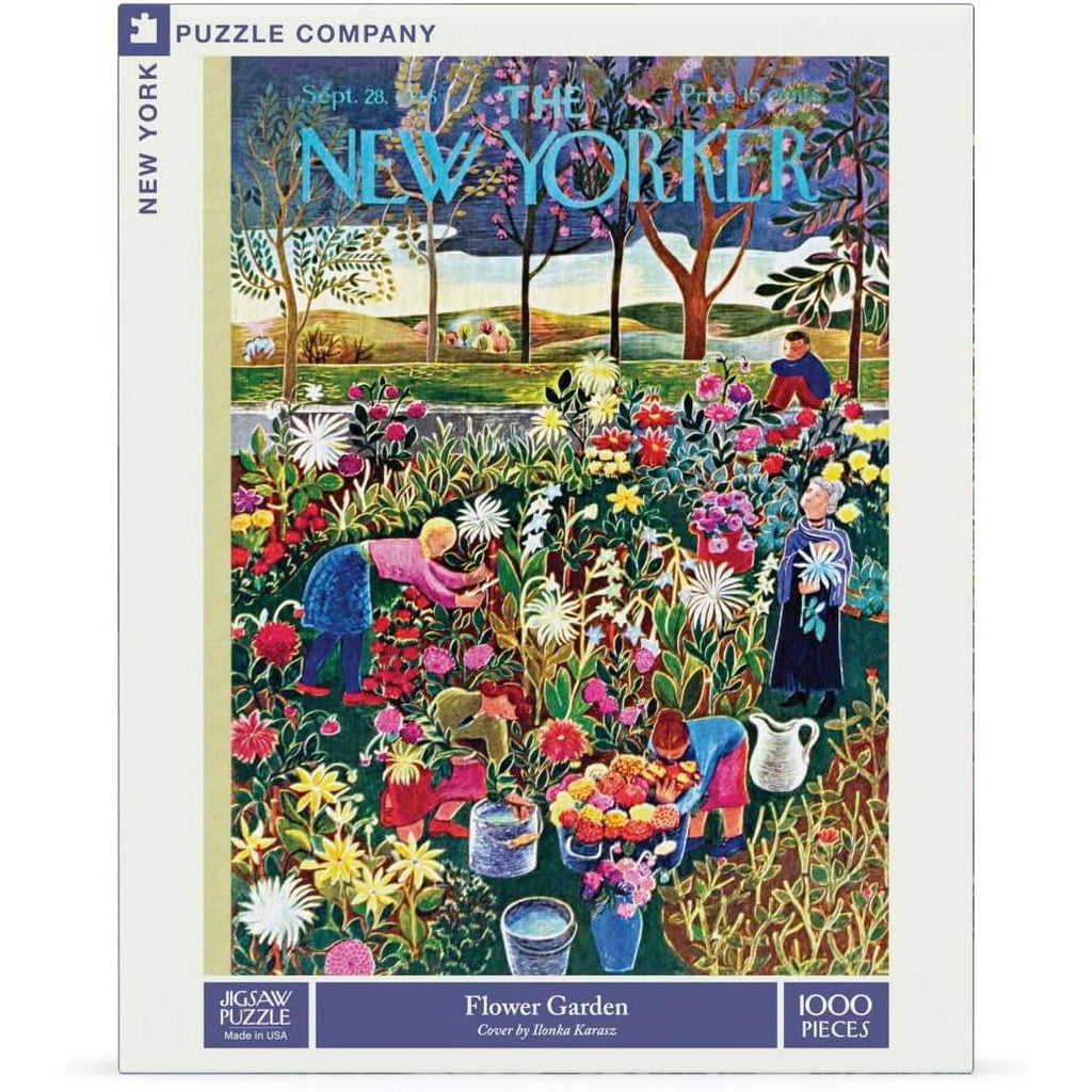 The New Yorker Flower Garden 1000 Piece Puzzle