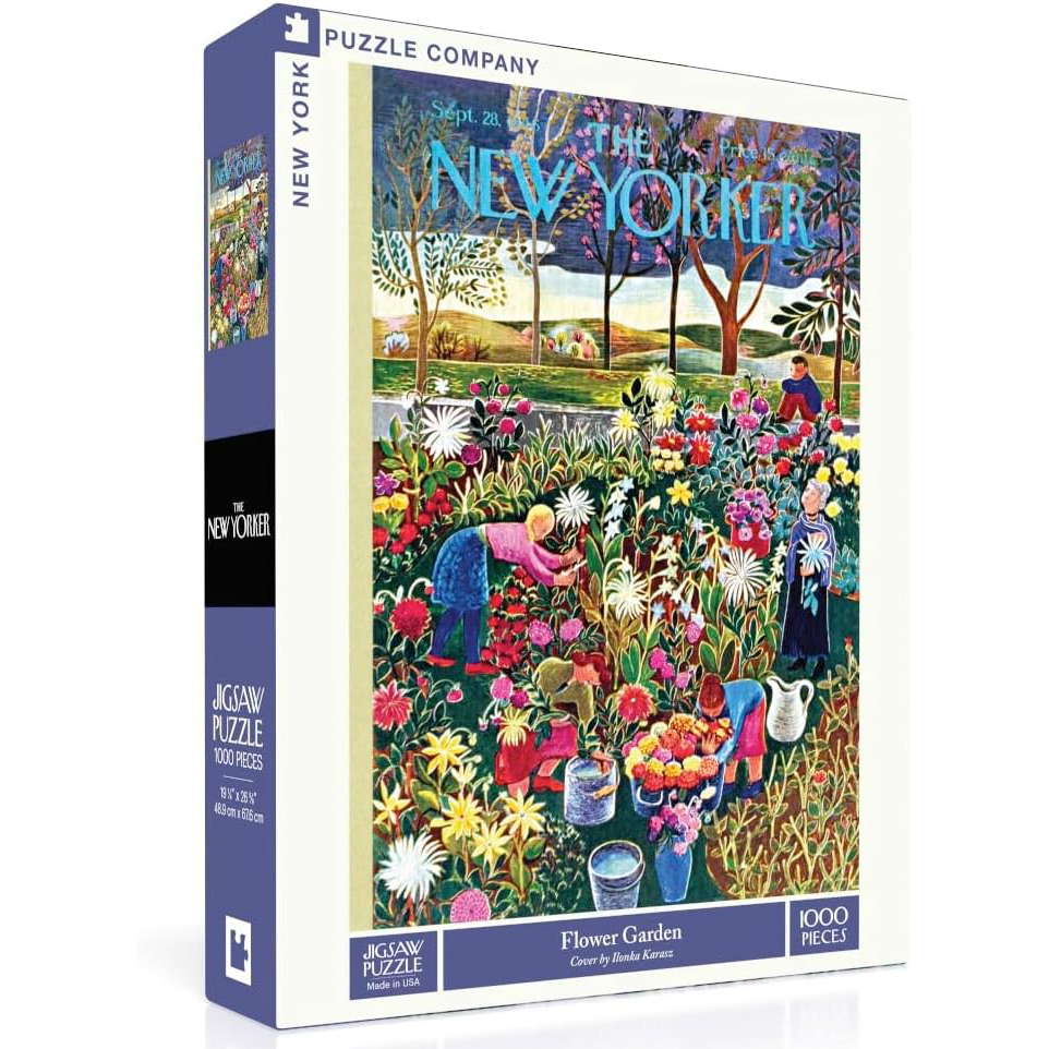 The New Yorker Flower Garden 1000 Piece Puzzle