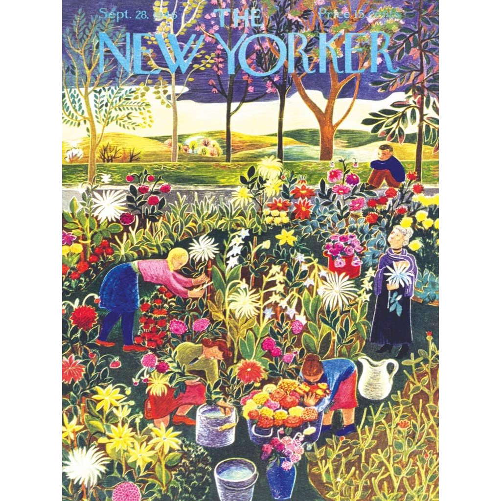 The New Yorker Flower Garden 1000 Piece Puzzle