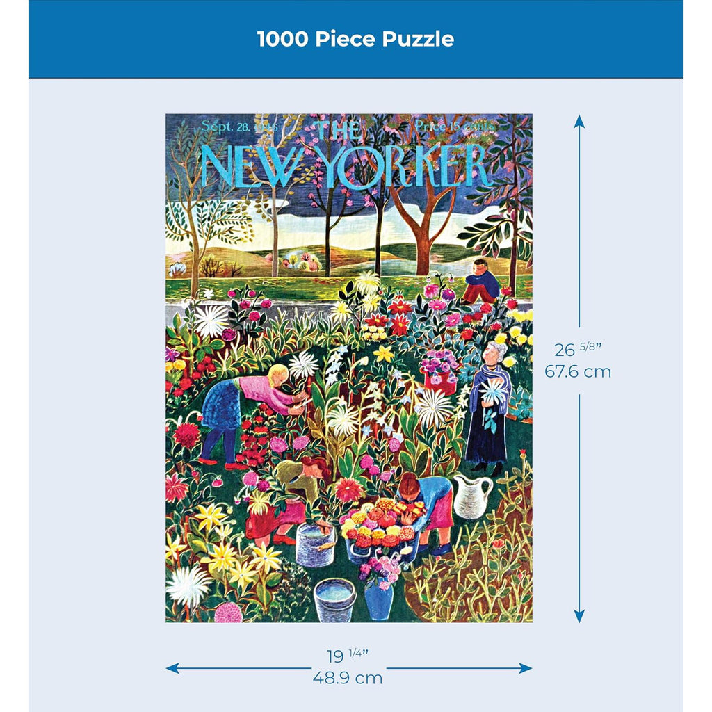 The New Yorker Flower Garden 1000 Piece Puzzle