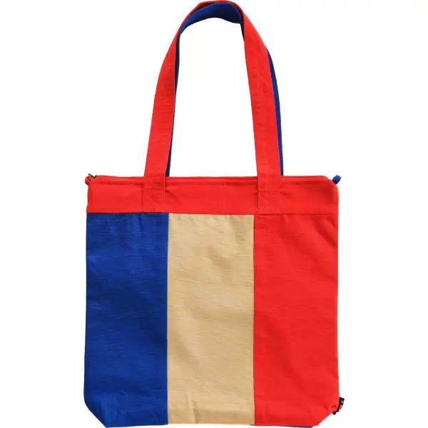 Vintage Style French Flag Tote Bag