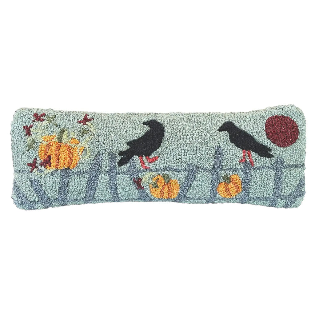 Harvest Moon Long Hooked Wool Cushion