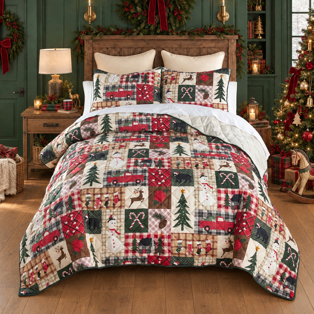Holiday Dream Lightweight Quilt Set