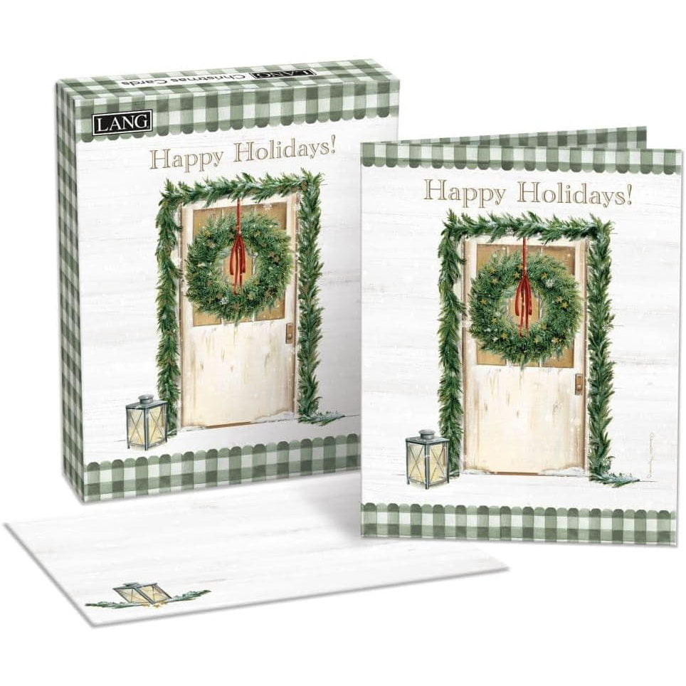 Lang Happy Holidays Festive Door Boxed Christmas Cards
